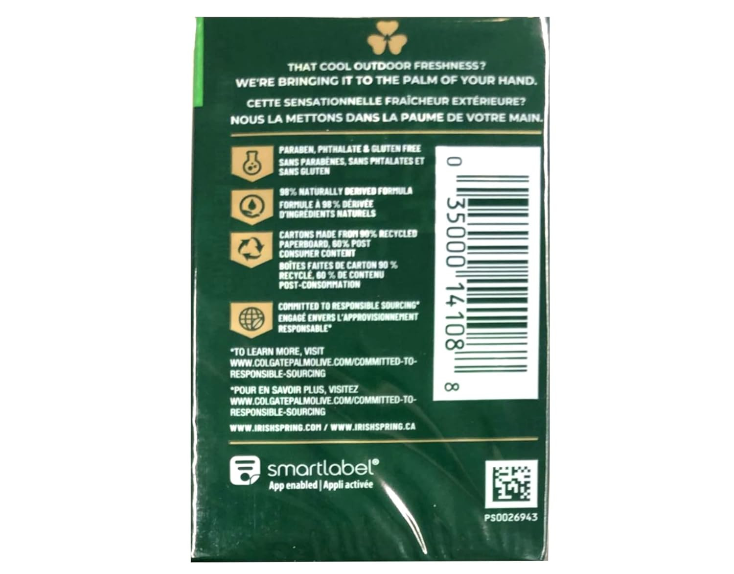 Deodorant Soap Bars Original, 3 Count