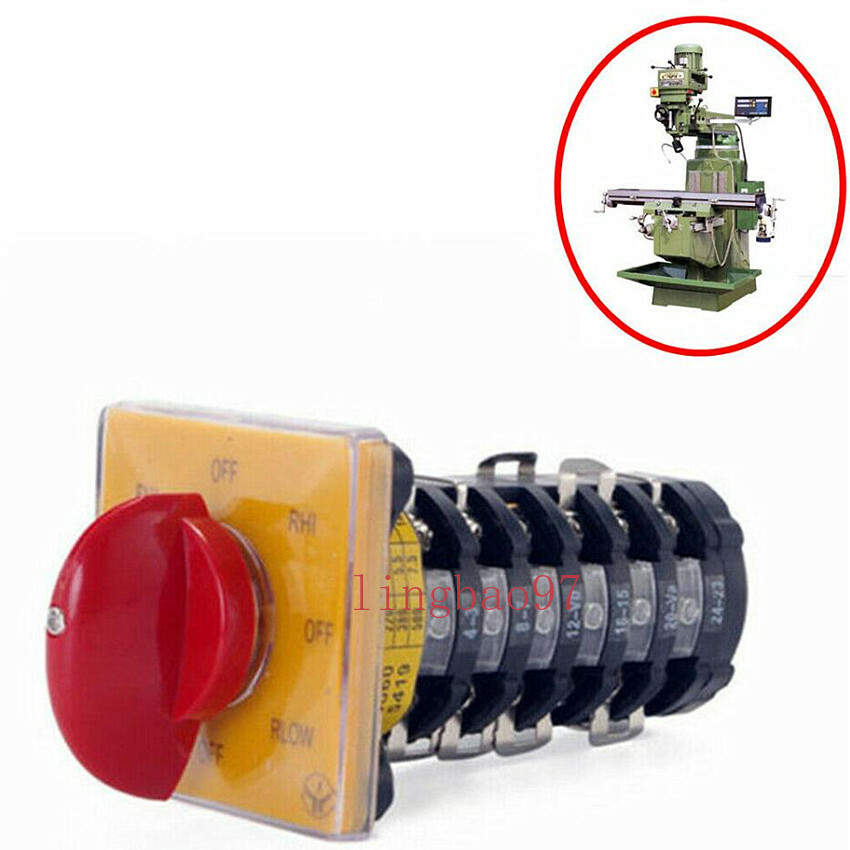 Milling Machine Part Import Forward Reverse Speed 6 Part Switch For Bridgeport