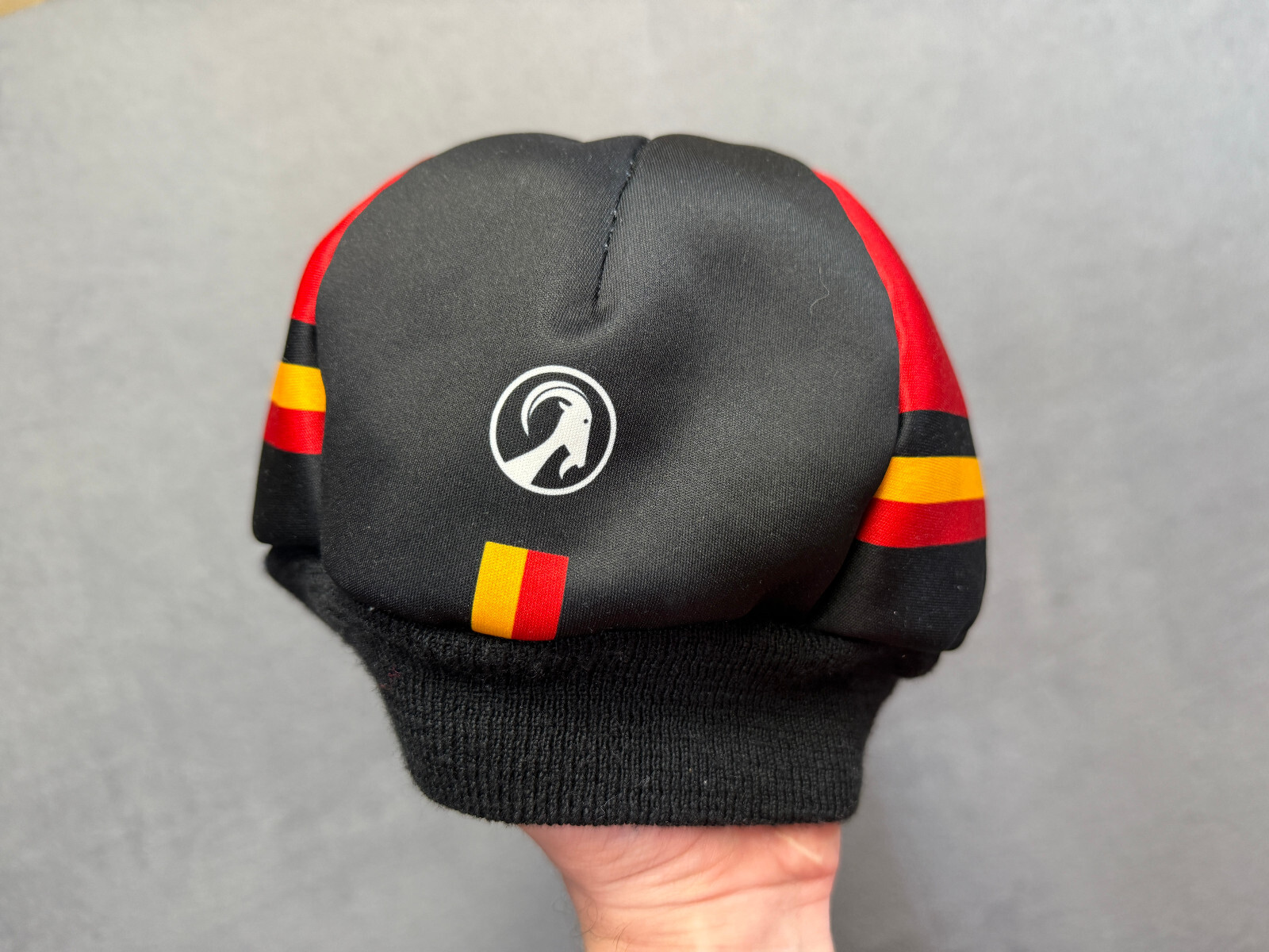 stolen goat black warm cycling hat cap