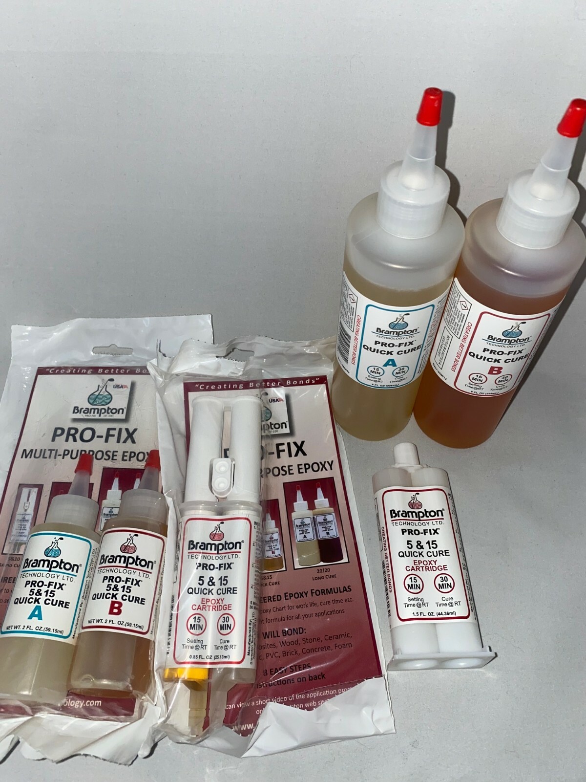 Brampton Pro-Fix 5&15 REFILL Quick Cure Epoxy - Golf Club Repair - west