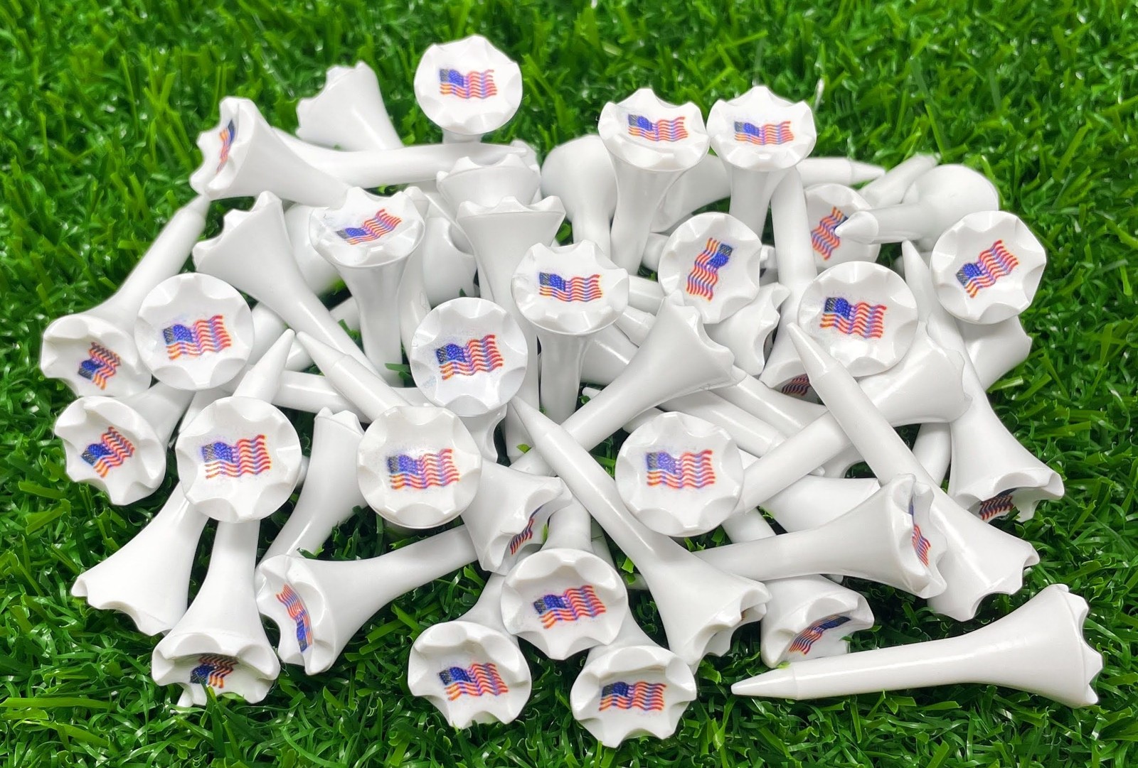 NorthPointe 1 ½” Plastic Golf Tees – Short Tees for Irons, Par