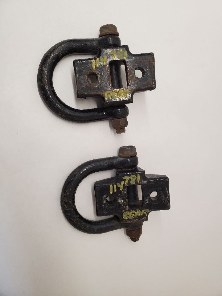 2003 Hummer H2 Rear Towing Hook Pair Hitch Tow Hook Winch Rear Tool