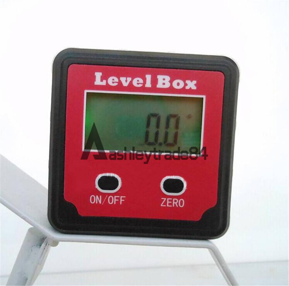 360° Magnetic Digital Inclinometer Level Box Gauge Angle Meter Finder Protractor