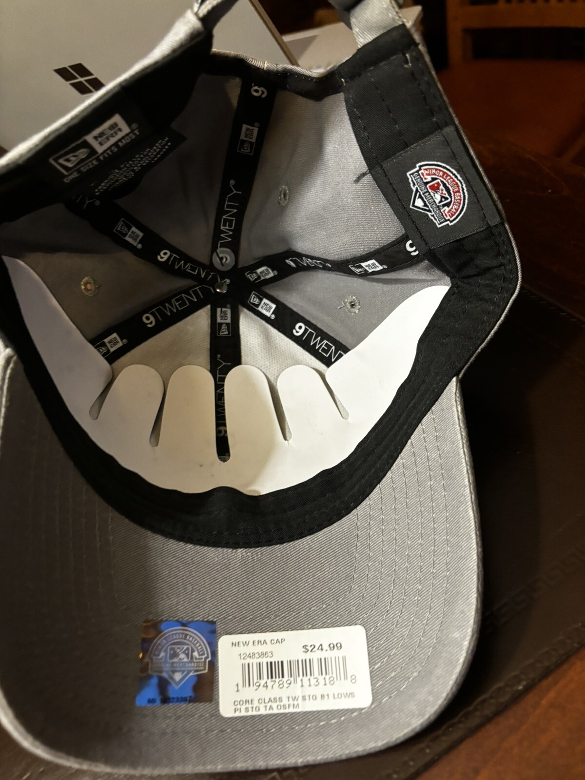 New Era 9Twenty Lowell Spinners gray adjustable baseball hat