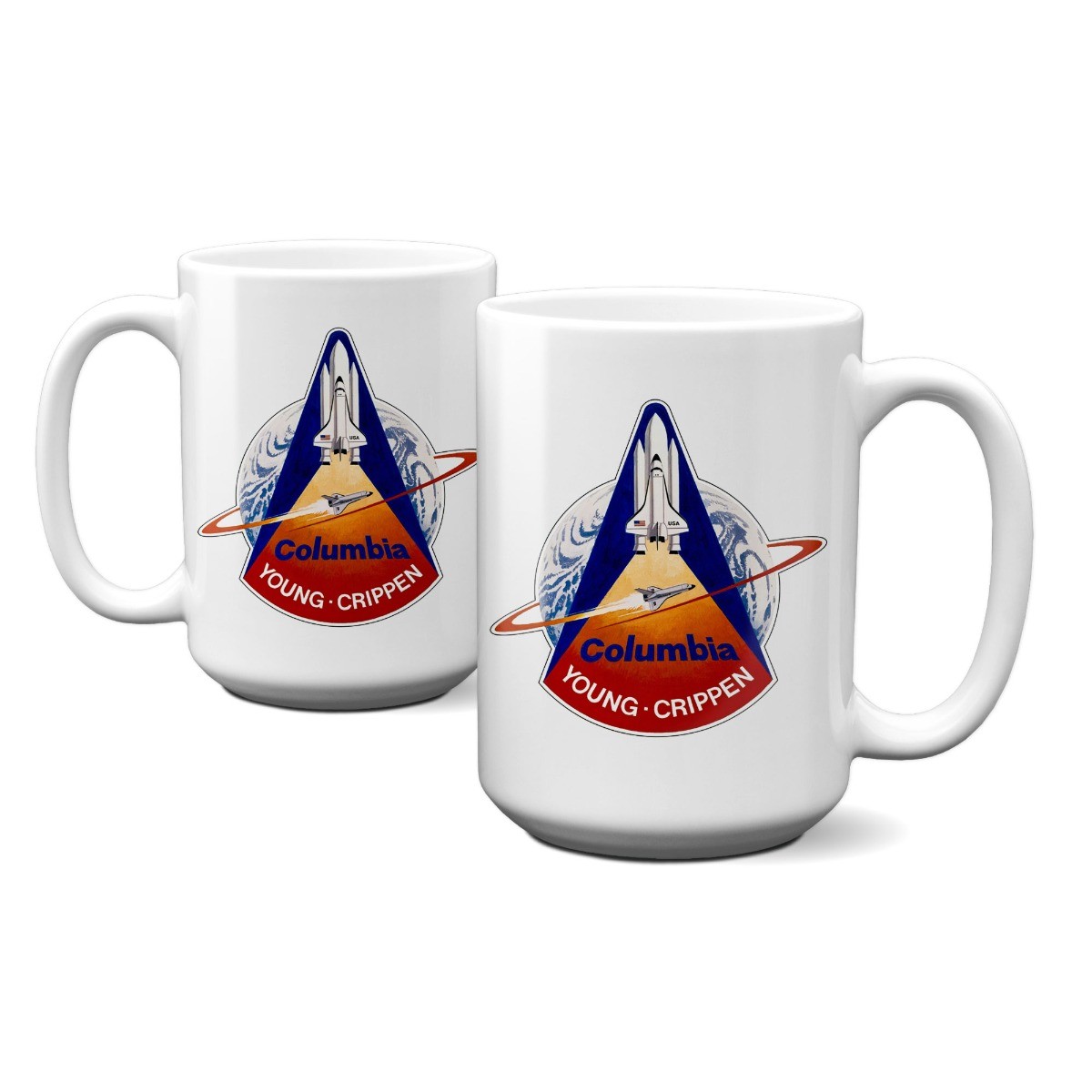 NASA Space Shuttle STS-1 Mission Logo 15 Oz Mug