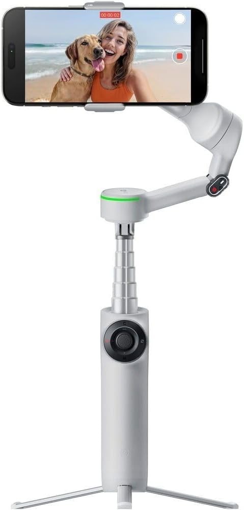Insta360 Flow 2 Pro 3-Axis AI-Powered Smartphone Creator Bundle - Stone Gray