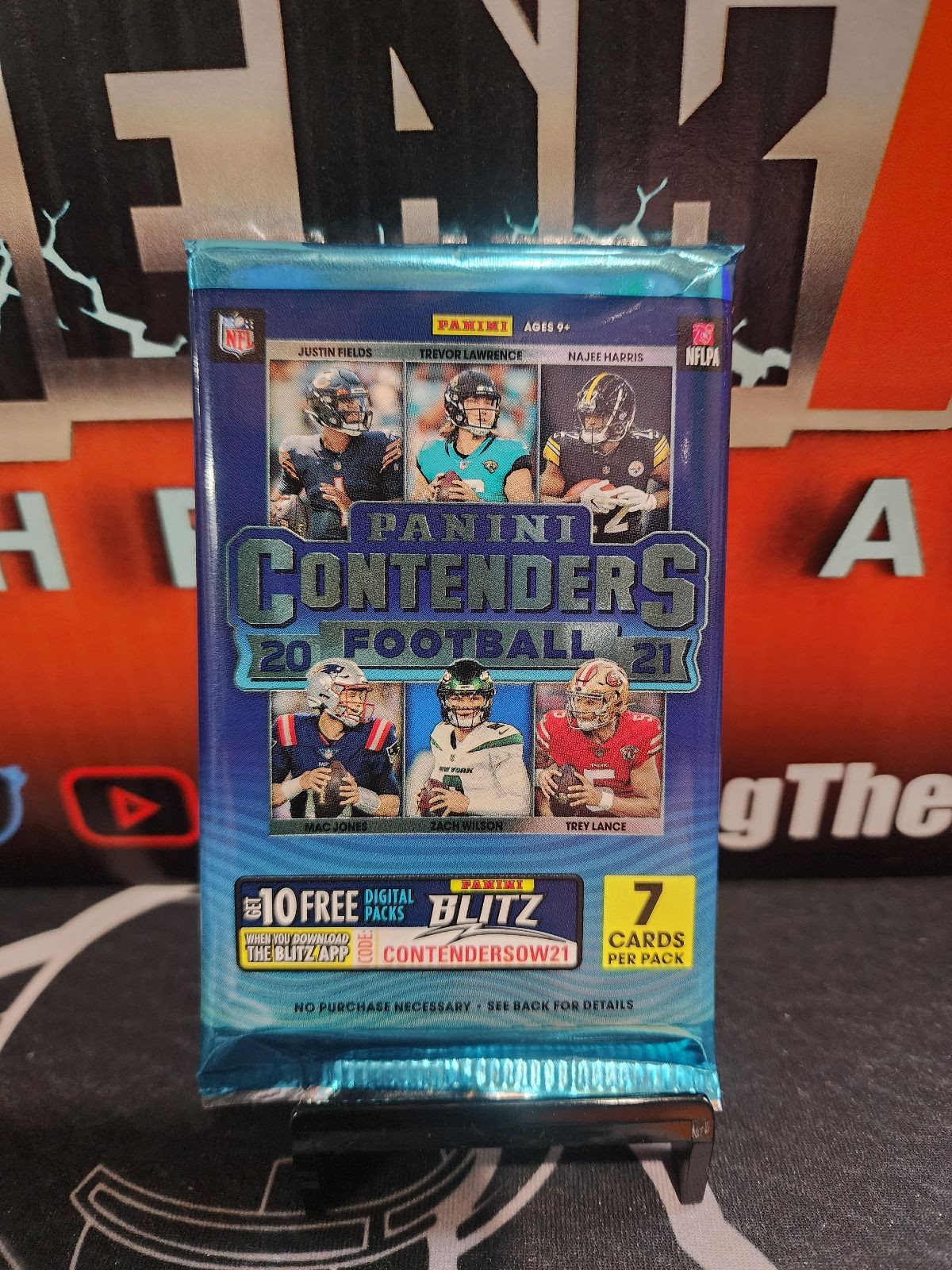 2021 Contenders Football Blaster Pack! 7 cards!