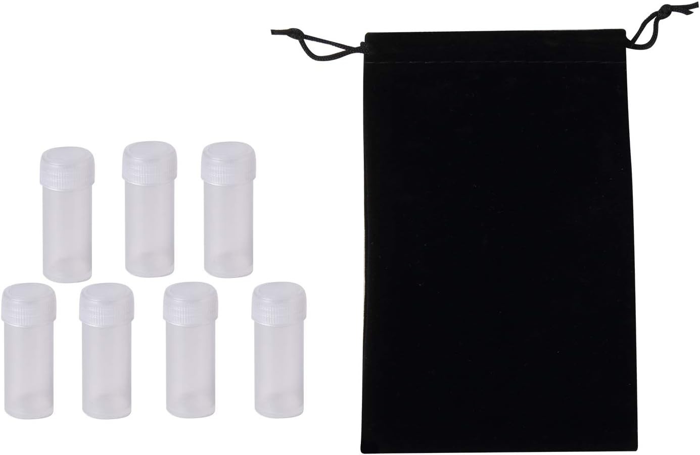 100Pcs 5ML Small Pill Plastic Containers Empty Pill Bottles Sample Bottles Vi...