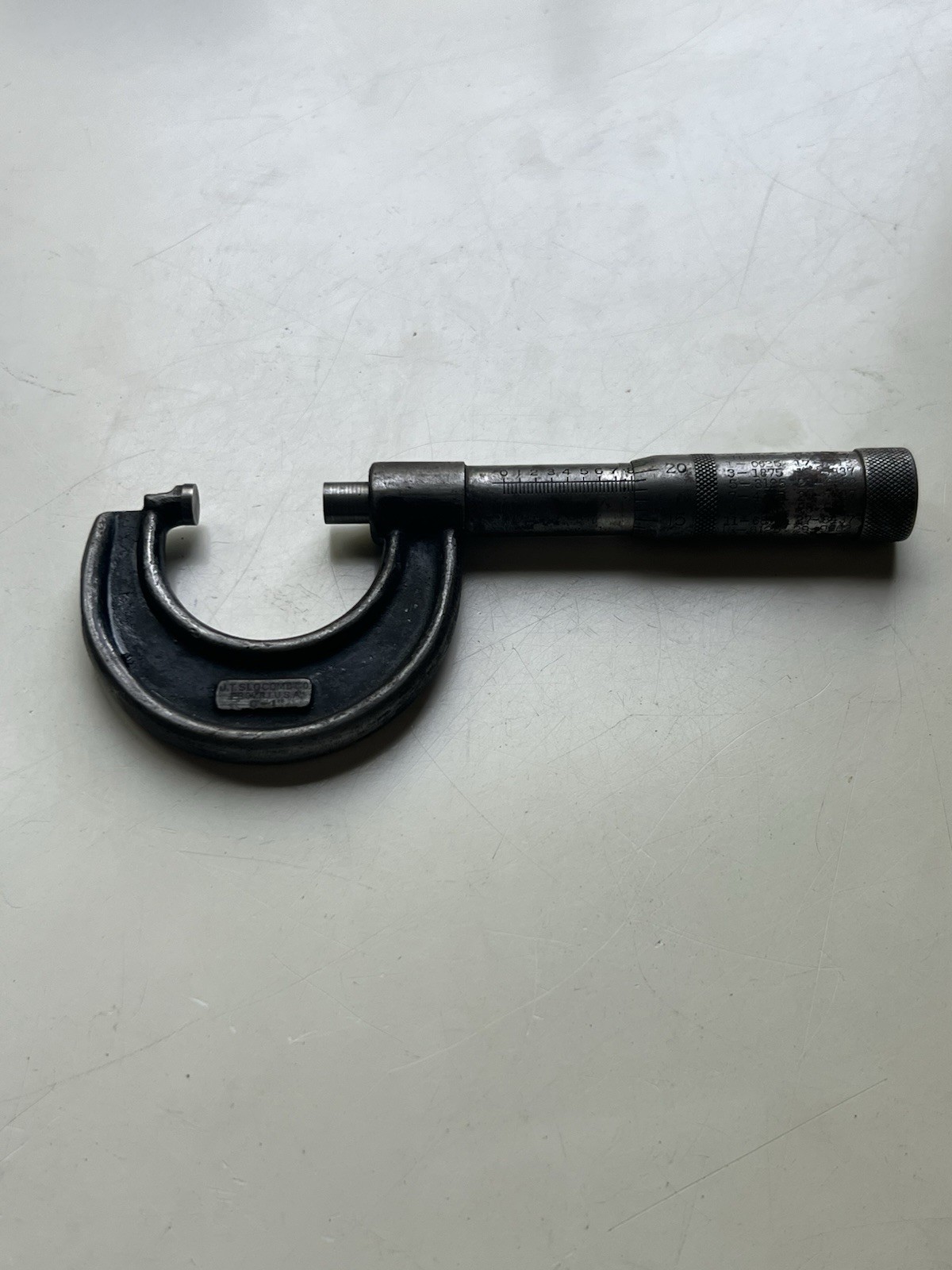 J.T. Slocomb Co. 0-1” Outside Micrometer Tool Made in USA