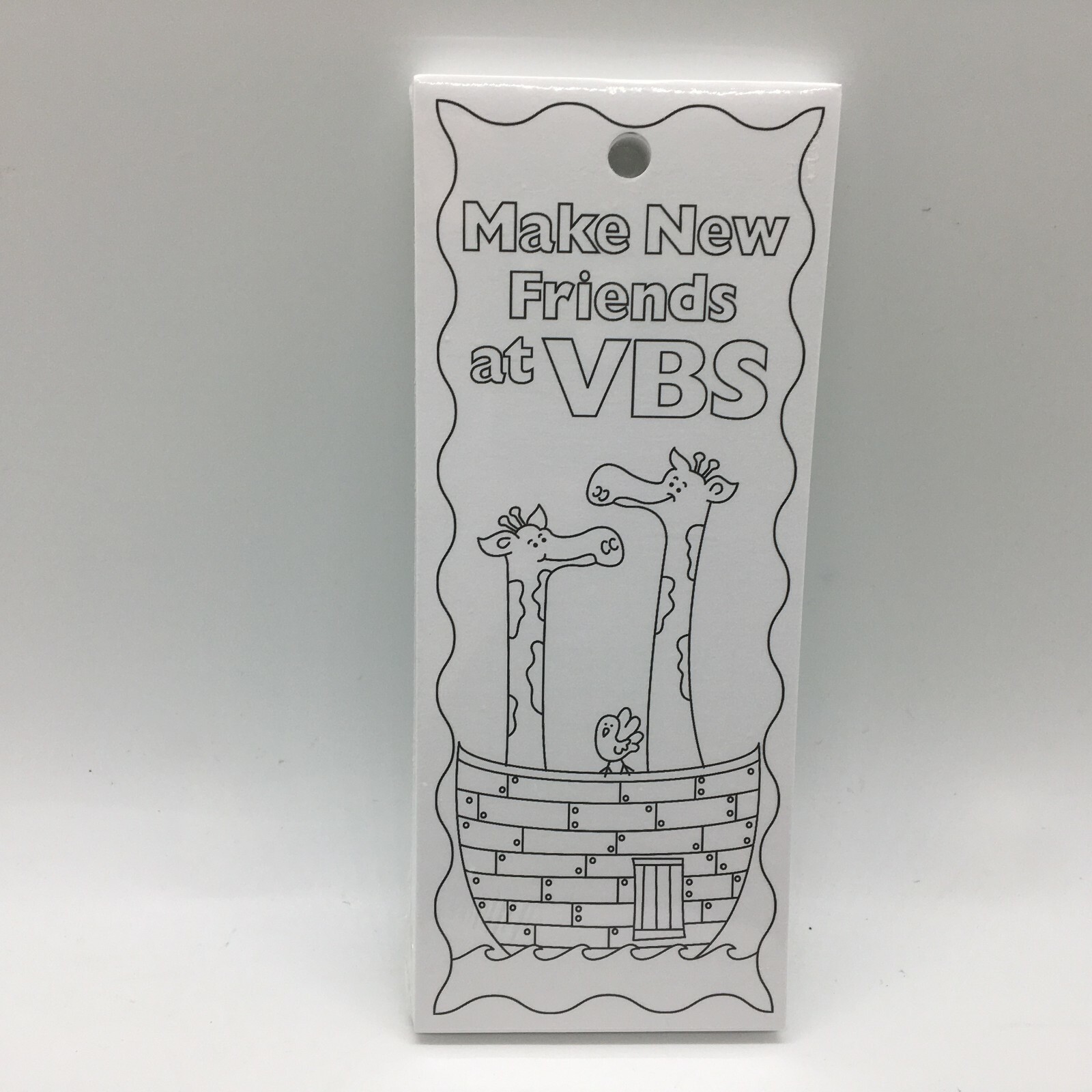 Barker Creek Color Me! Bookmarks Make New Friends At VBS 30 PC New Free Ship