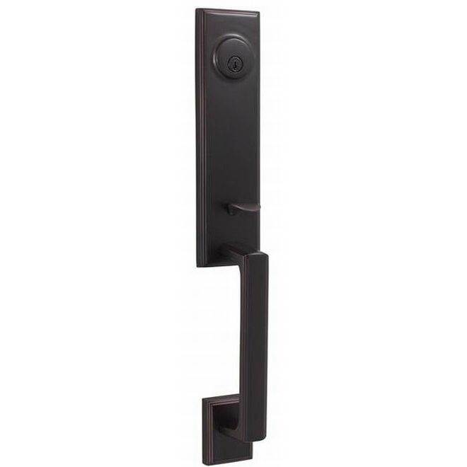 Weslock Woodward Exterior Active Entry Door Handle Oil Rubbed Bronze Handleset