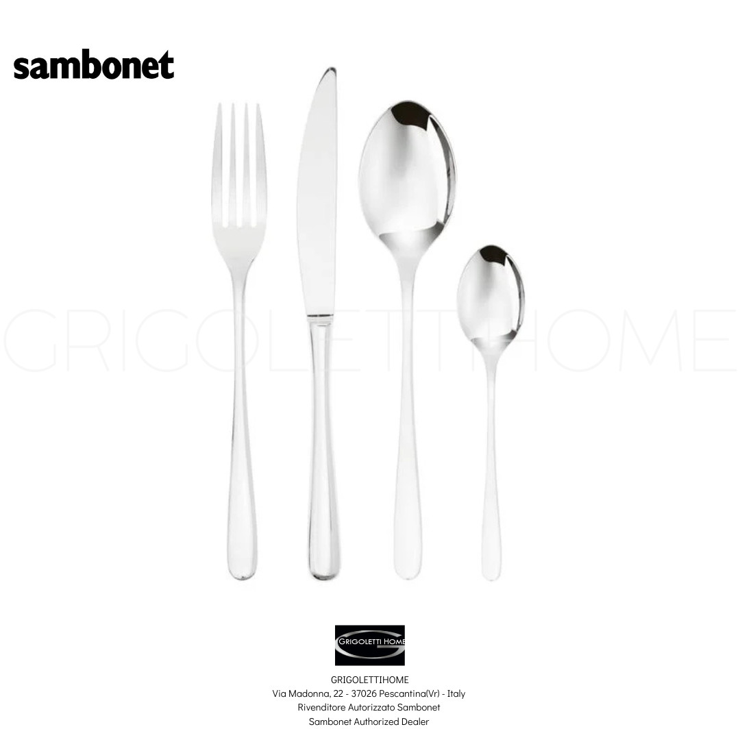 Sambonet Taste Stainless Steel Cutlery Set 24 Pc For 6 People - Retailer