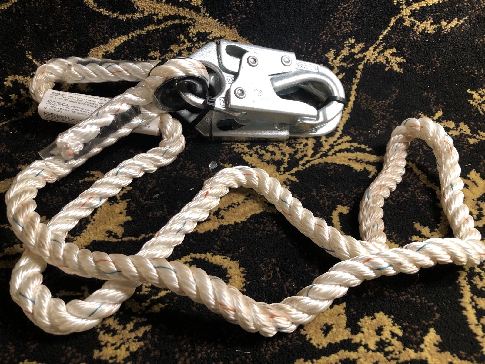 1/2-Inch by 6-Foot, Nylon Webbing Lanyard