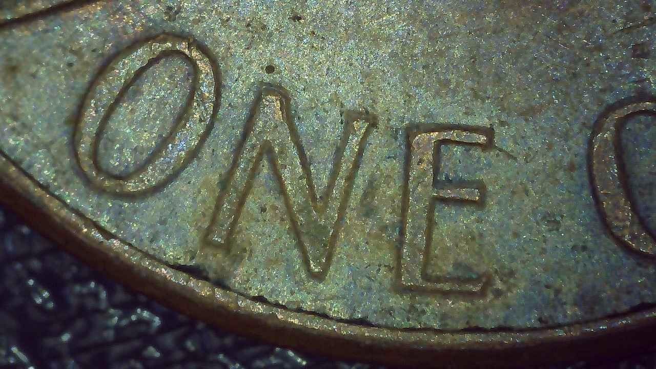 1974 D Lincoln Penny toned