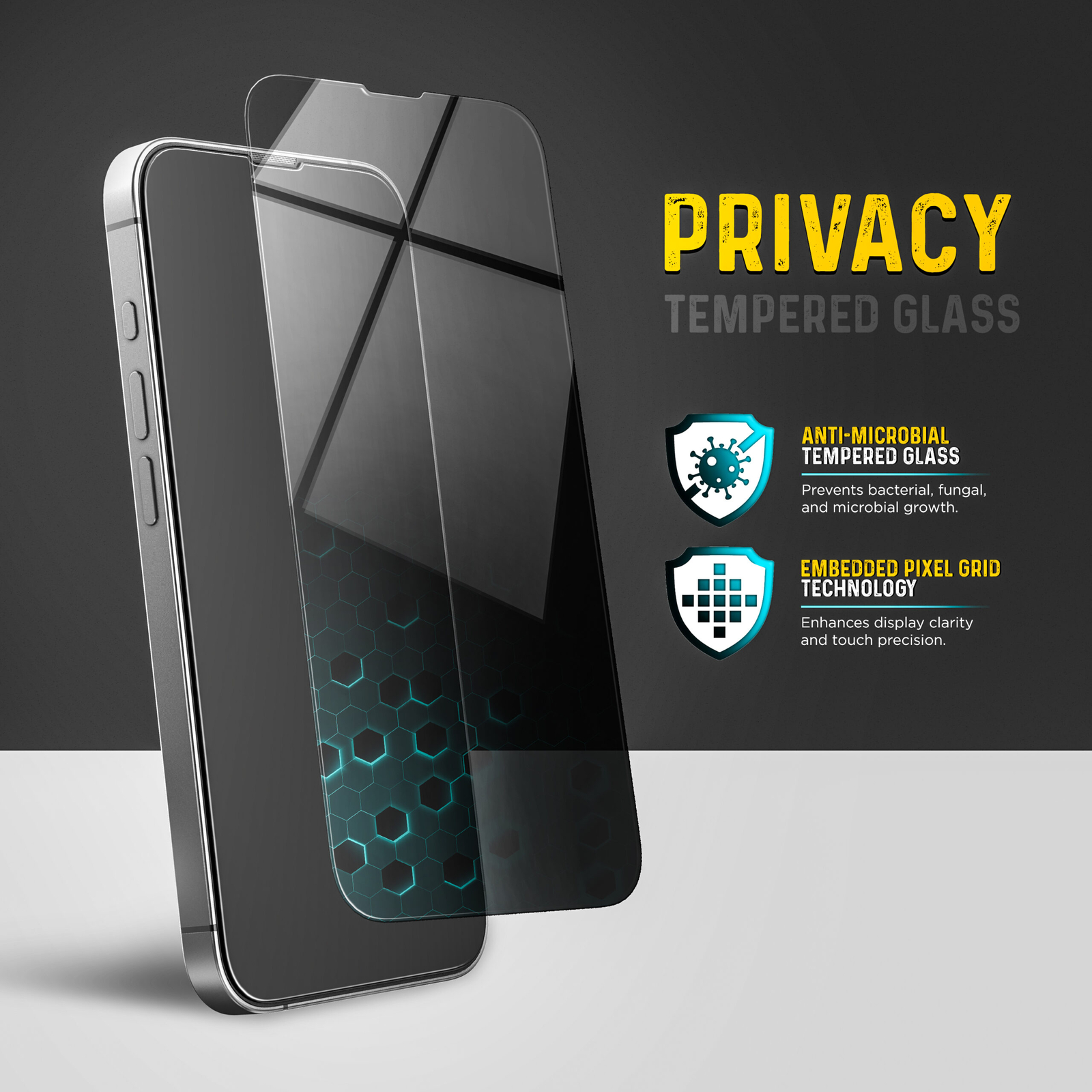 For iPhone 16e Privacy Screen Protector