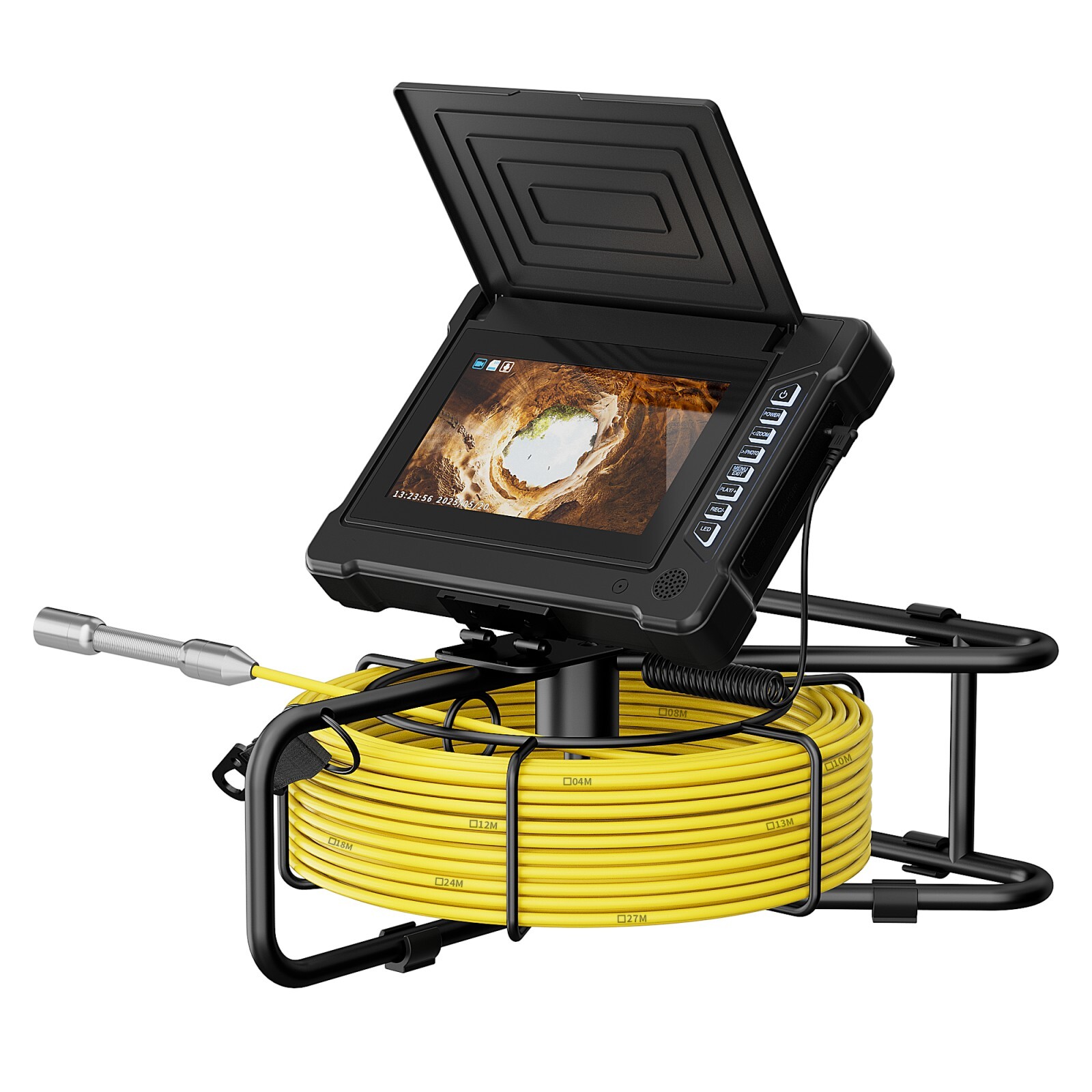 40m 7inch Sewer Camera Pipe Inspection Camera Drain Industrial Endoscope Camera
