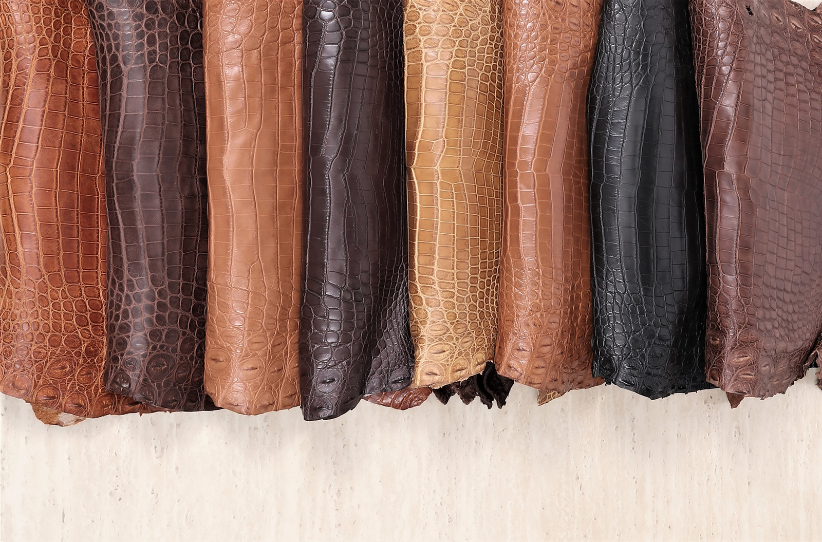 Crocodile Leather Denim VF Color