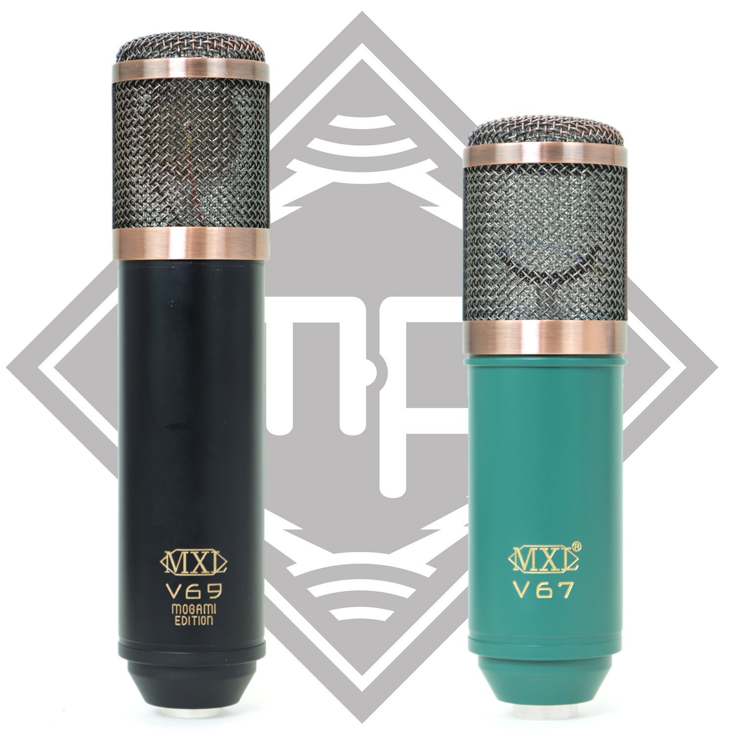 Copper microphone grille for MXL V67G, MXL V69