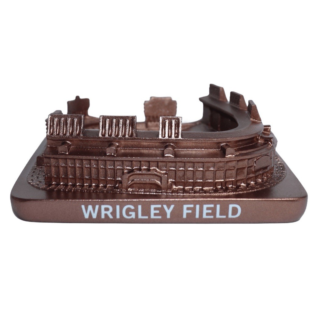 Brand New Chicago Cubs Bronze Wrigley Field Replica From 6/7/2026 Game vs Giants