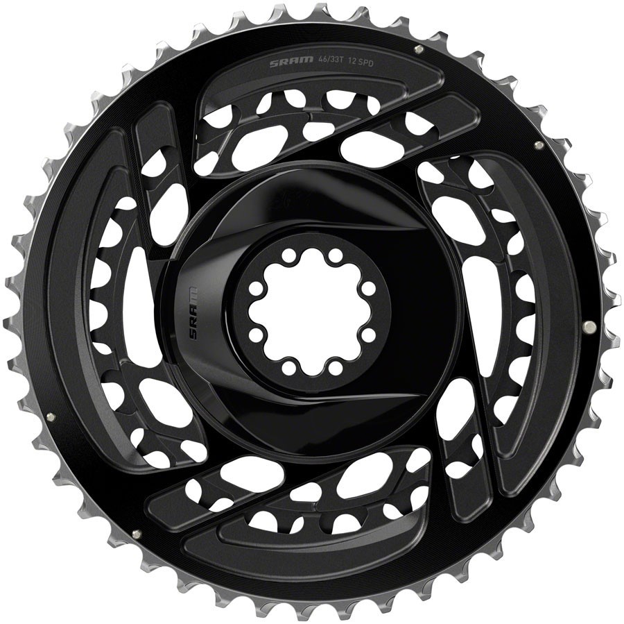 SRAM Force AXS D2 2x12-Speed 46 & 33t 8-Bolt Direct Mount Chainrings MSRP $270