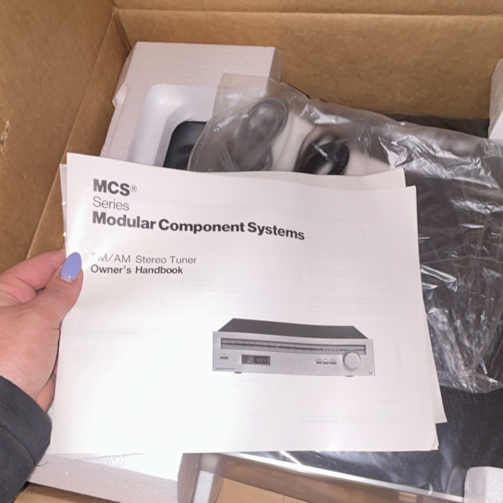 MCS Modular Component System FM/AM Stereo Tuner Model 683-3705 MPN 683-3705