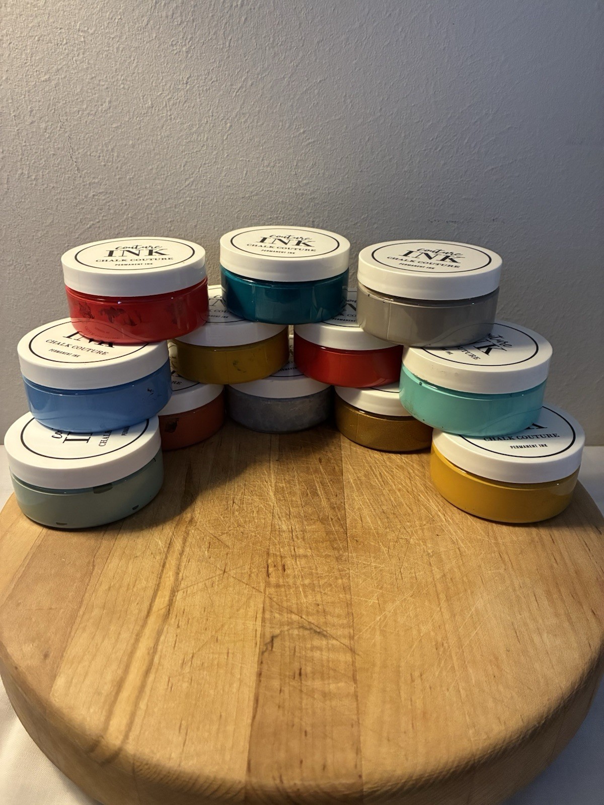 Chalk Couture Permanent Ink 3 oz Set of 12