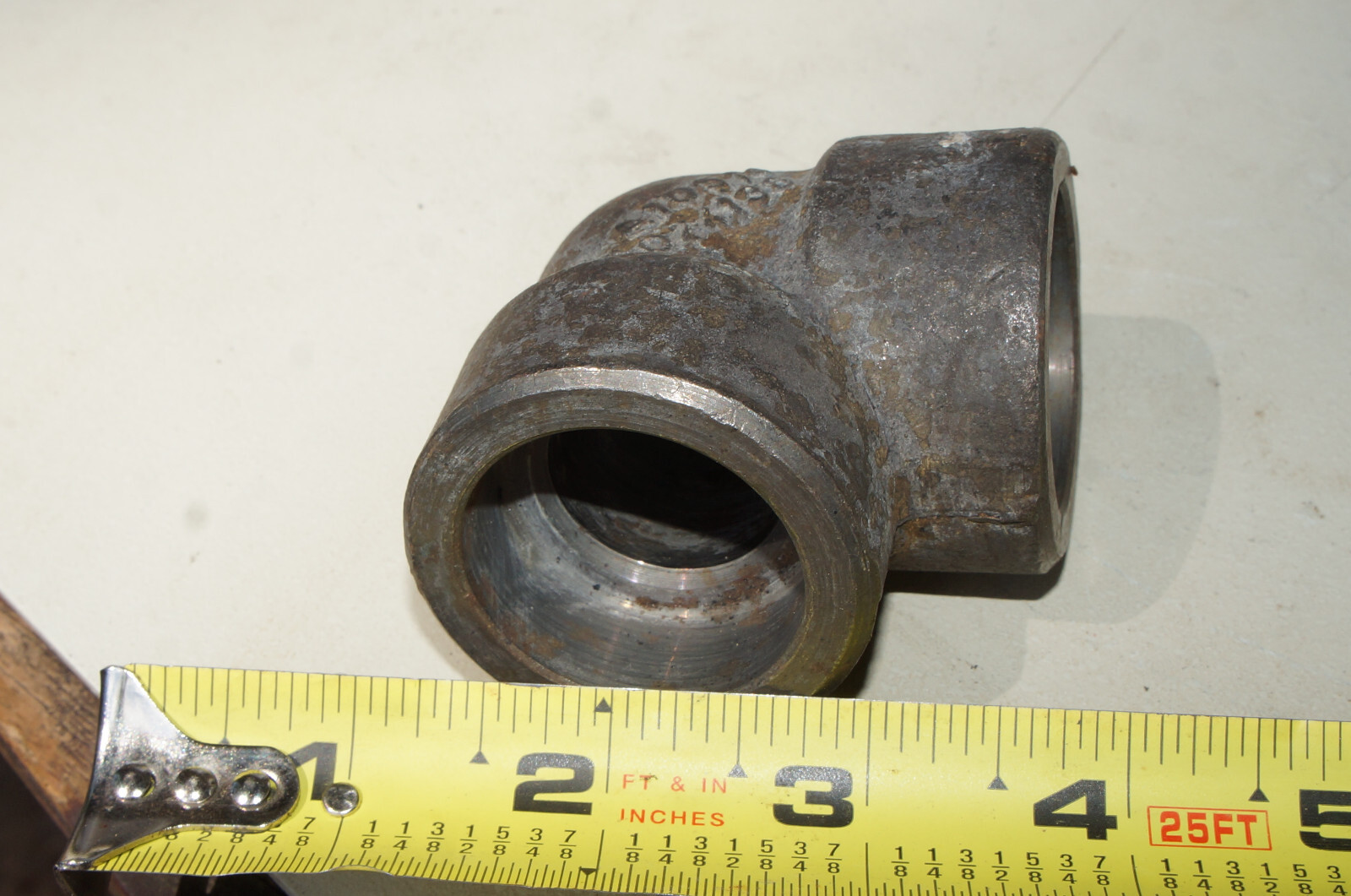 A105N 3000# Forged Steel Socket Weld 90 Elbows (Choose 1" or 3/4") ITALY "M"