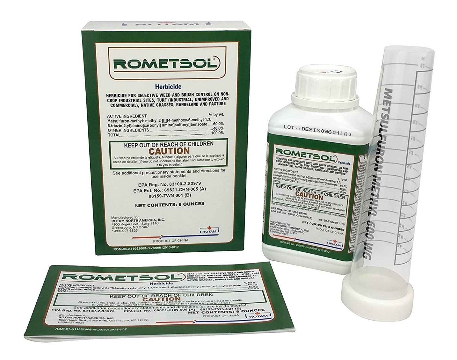 Prime Source Rometsol Post-Emergent Herbicide Weed Brush Control 8 oz