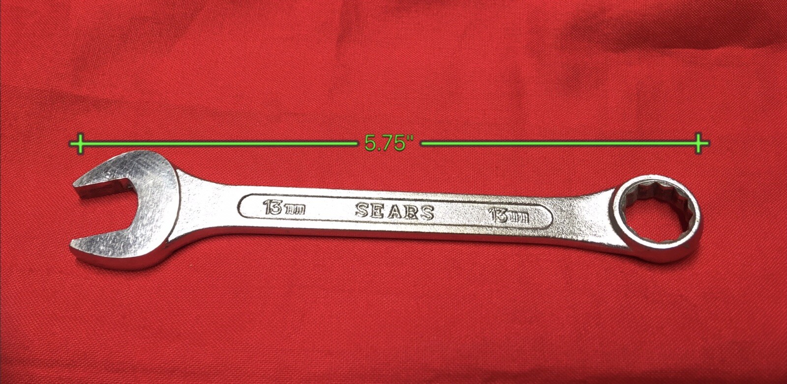 VINTAGE  SEARS COMBINATION WRENCH EF JAPAN 13 mm