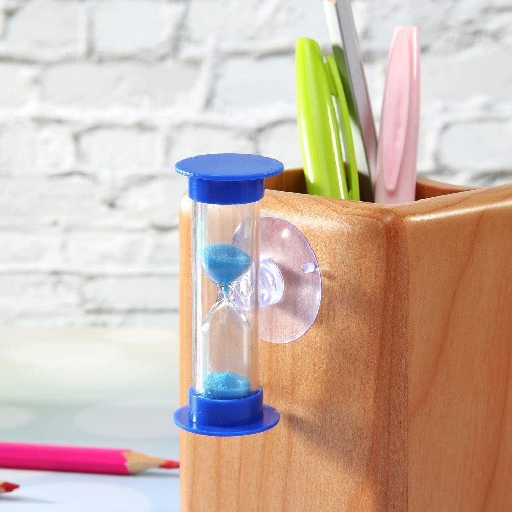 3Pcs Blue Toothbrush Timer for 2mins Sand Clock Timer 2 Minute Sand Timer, Pl...