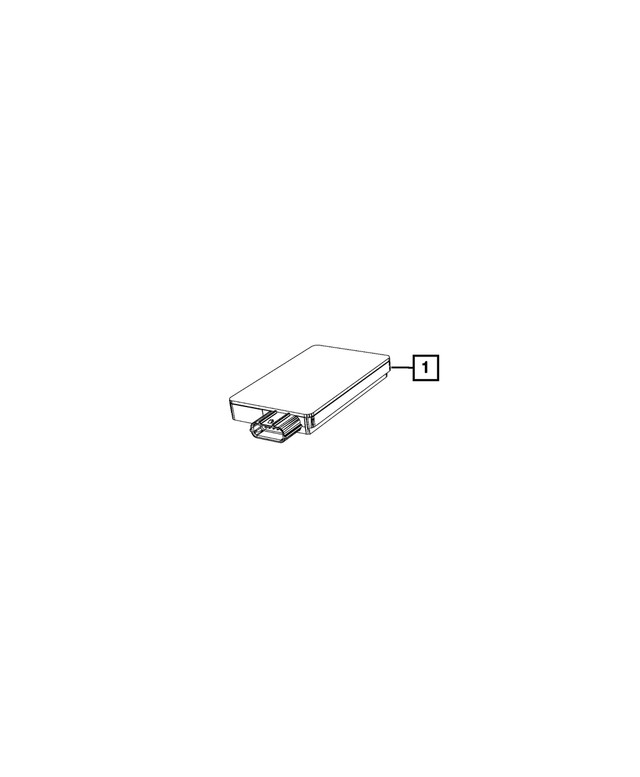 Genuine Mopar Blind Spot Detection Module 4672786AD