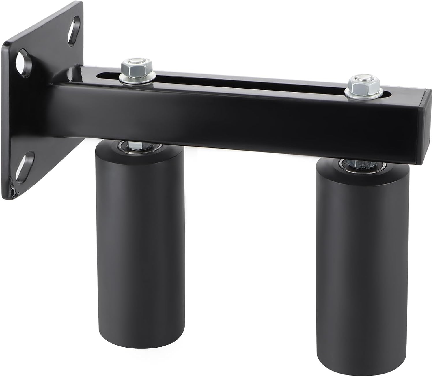 Slide Gate Guide Roller, 6" UHMW Hard Nylon Guider, Adjustable Sliding Gate Supp