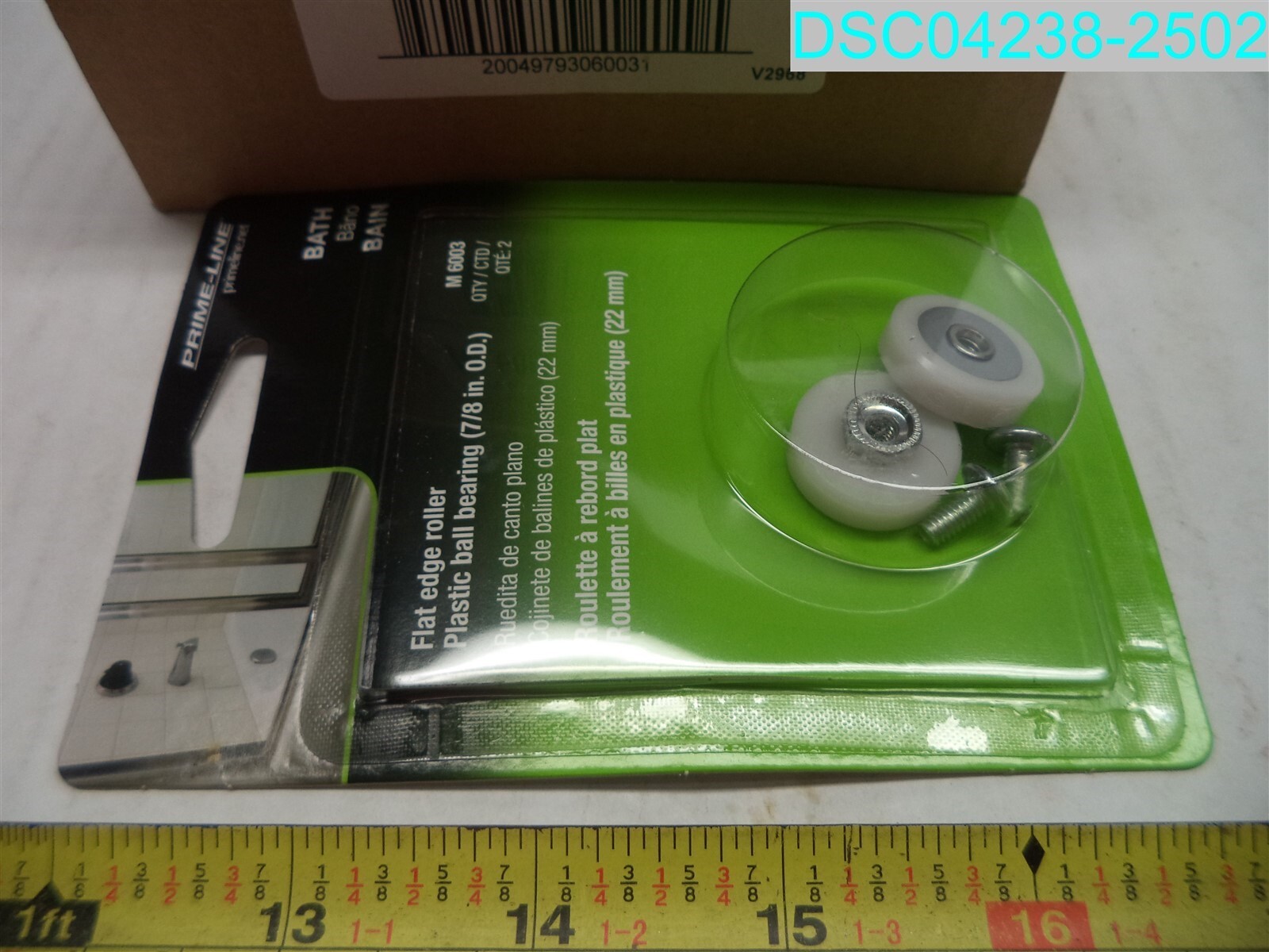 QTY=6: Prime-Line M 6003 Shower Door Roller 049793060037