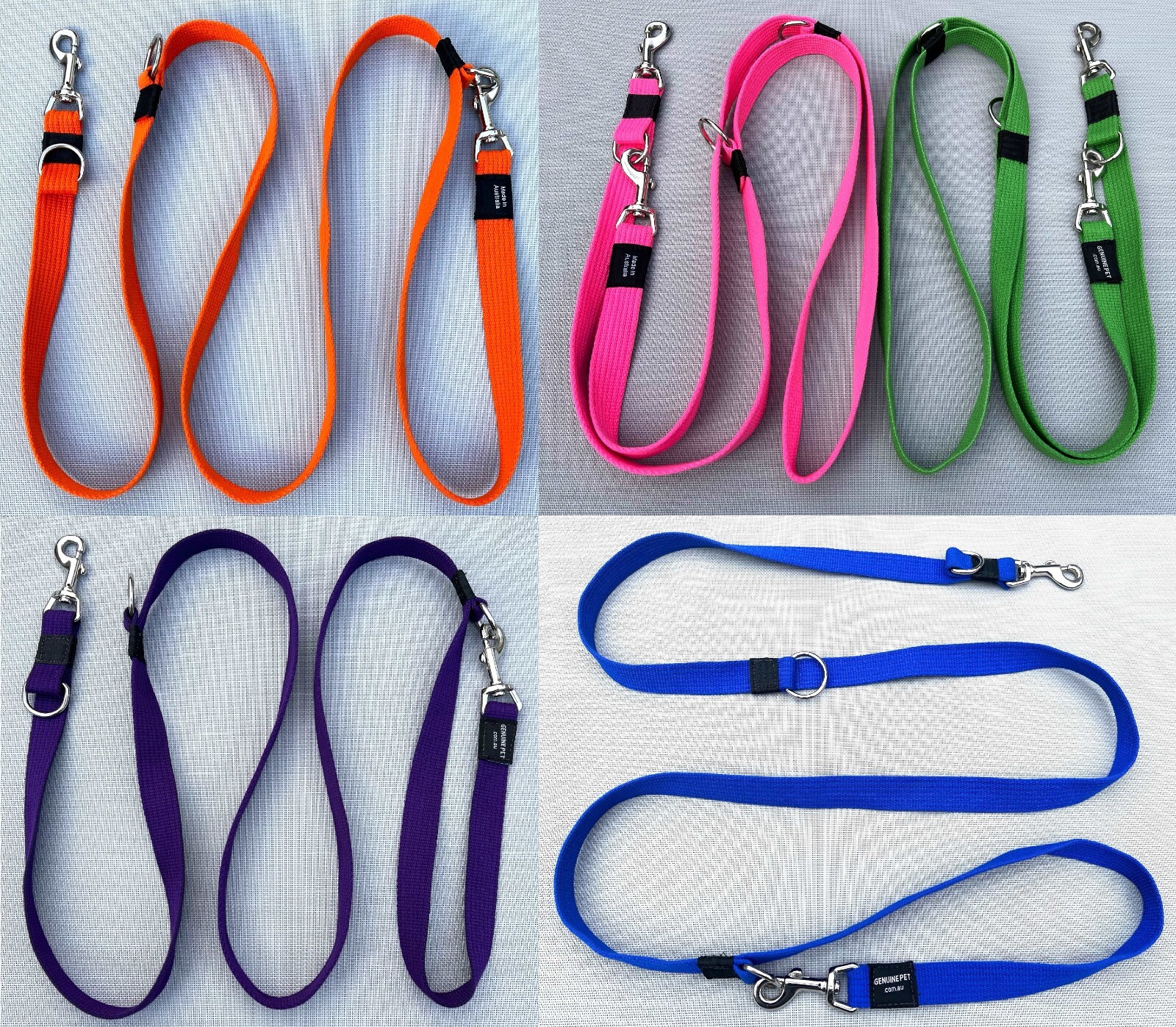 Multi-Function Dog Lead Training Leash Collar Webbing