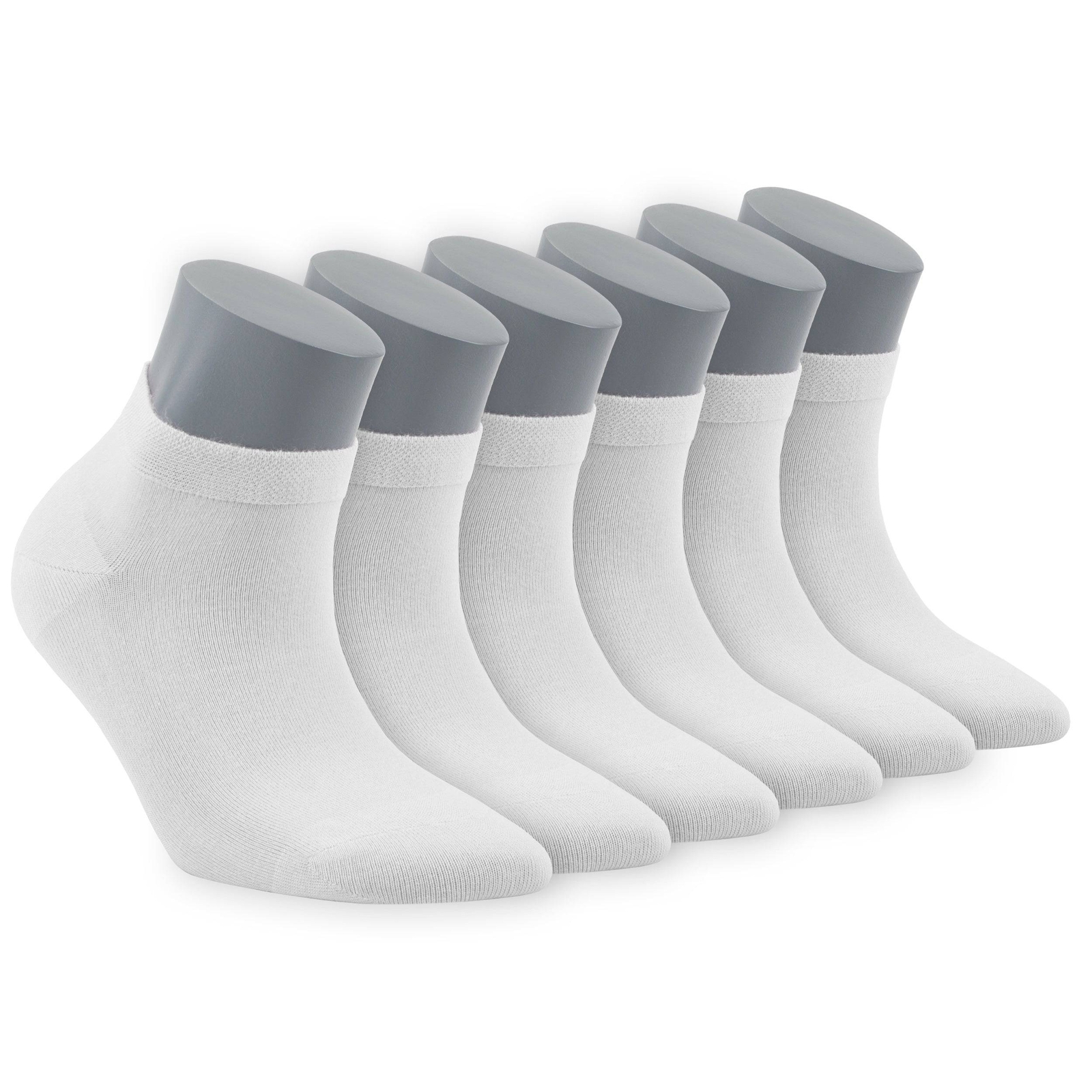 Women’s Bamboo Ankle Socks 6-Pack - 580