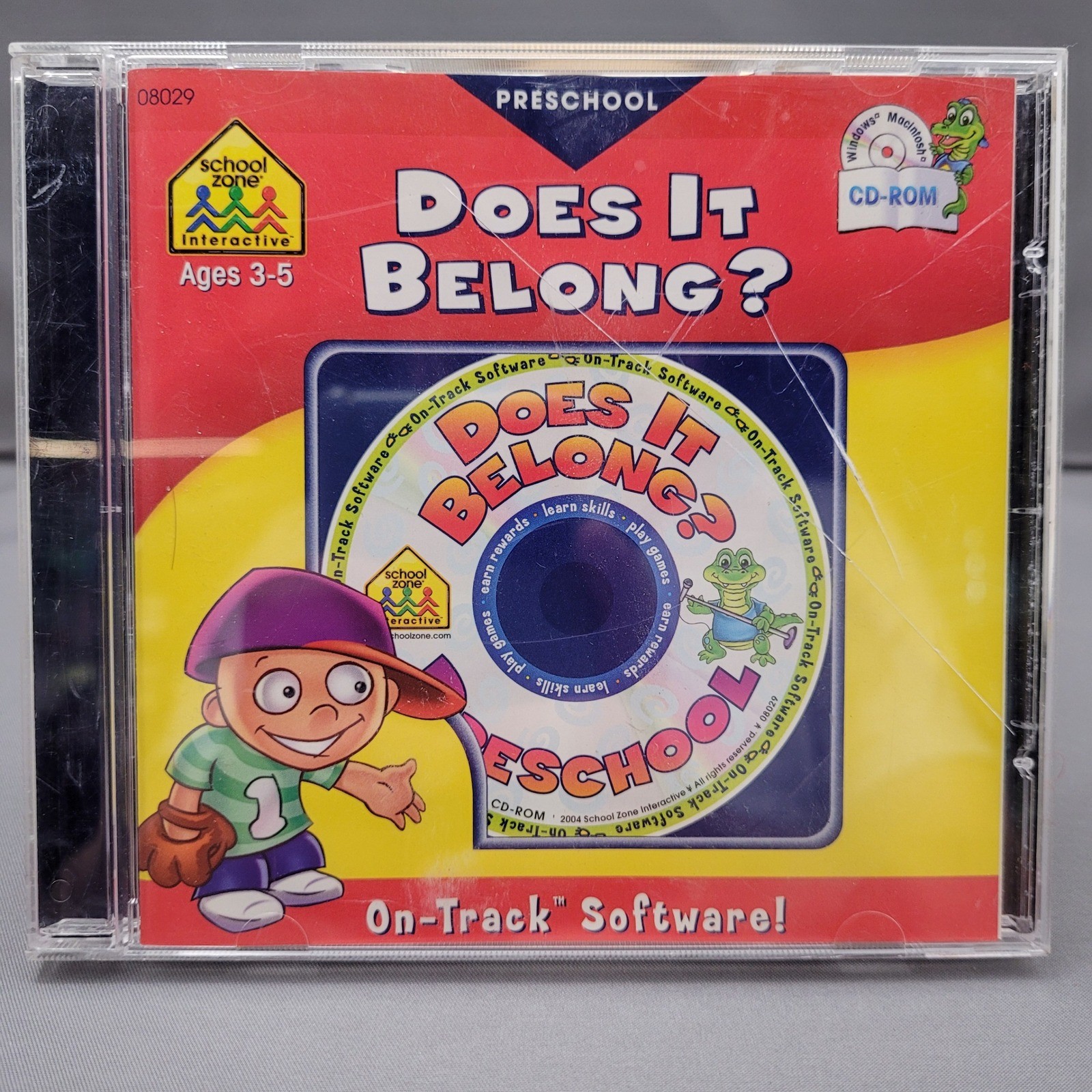 Does It Belong? by School Zone Interactive (CD-ROM, 2004)