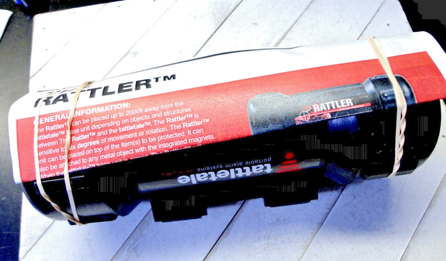 Tattletale Security / The Rattler ™ / Tamper Proof / Easy Set-Up