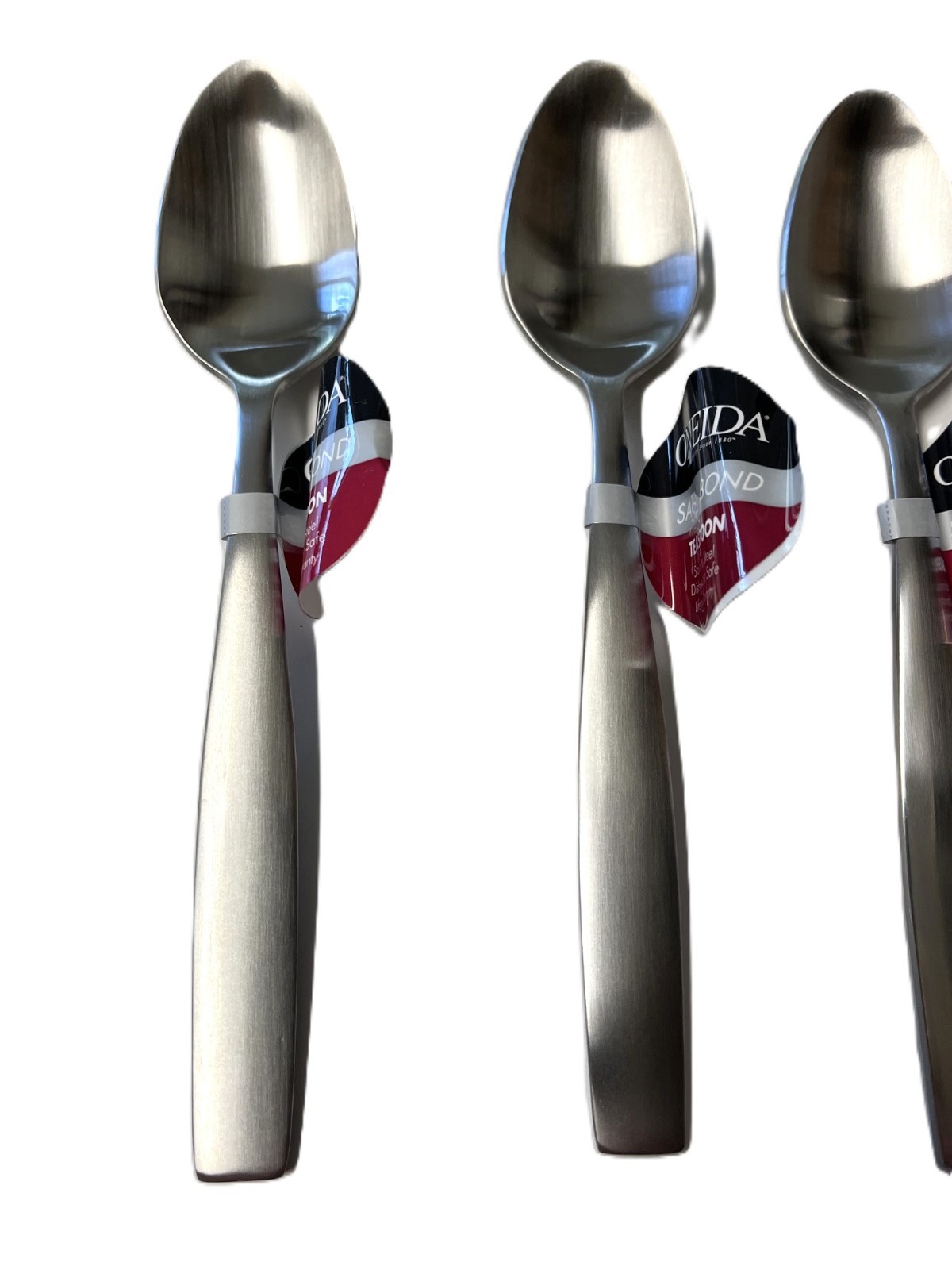 Set/4 Oneida Satin Bond Teaspoons NEW