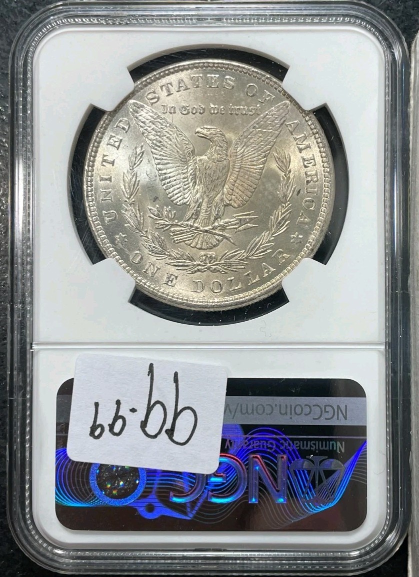 1884 MORGAN SILVER DOLLAR ~ NGC - MS 63 ~BEAUTIFUL COIN~ REF#33-010