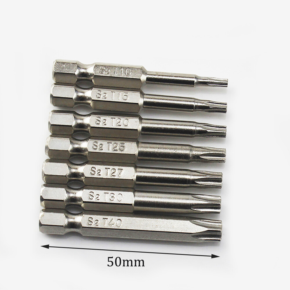 5-Point Star Tamper-Proof Security Bit Set 7-Piece Torx