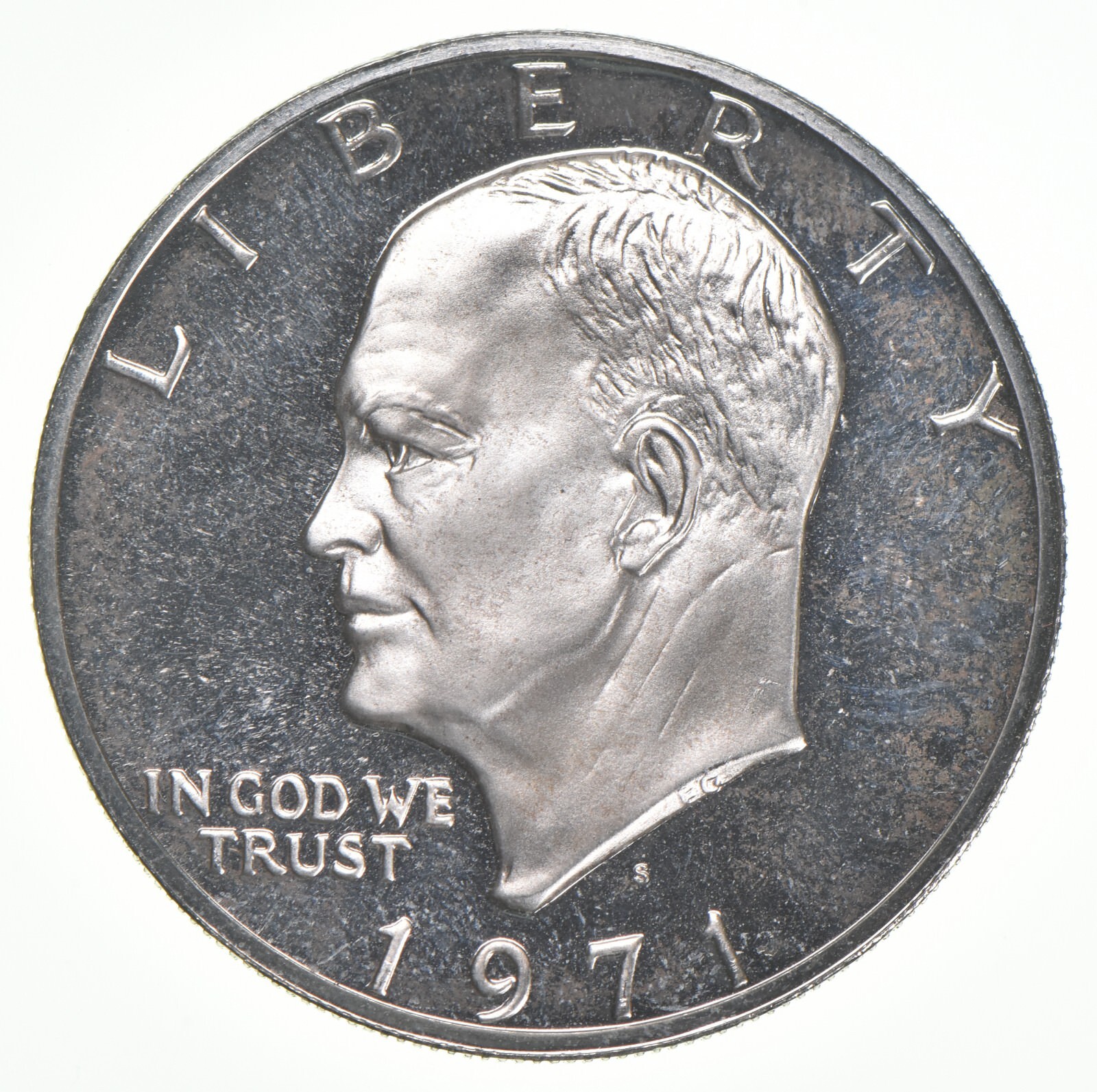 1971-S Eisenhower Dollar 40% SILVER - PROOF Cameo
