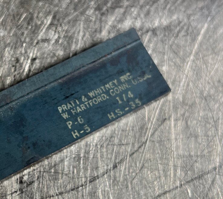 PRATT & WHITNEY HS-35 Cutting Tool Made in USA