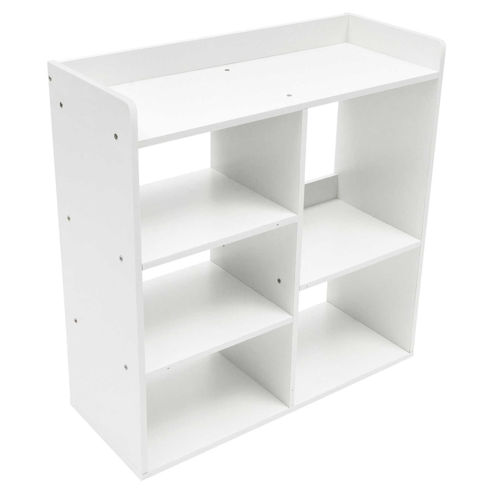 Warm White Filing Cabinet, Storage Shelf, Mobile Printer Stand