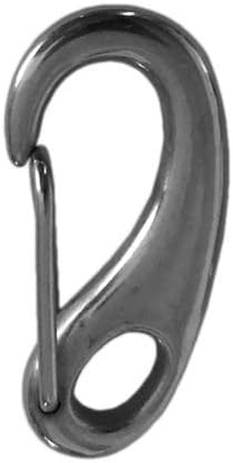 2 Pack Heavy Duty Stainless Steel Spring Snap Rope Hook, Flag Clip, Carabiner 2