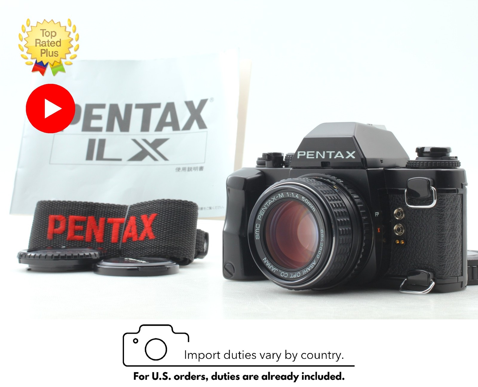 Late S/N 535xxxx [Top MINT] Pentax LX 35mm Film Camera 50mm f1.4 Lens From JAPAN