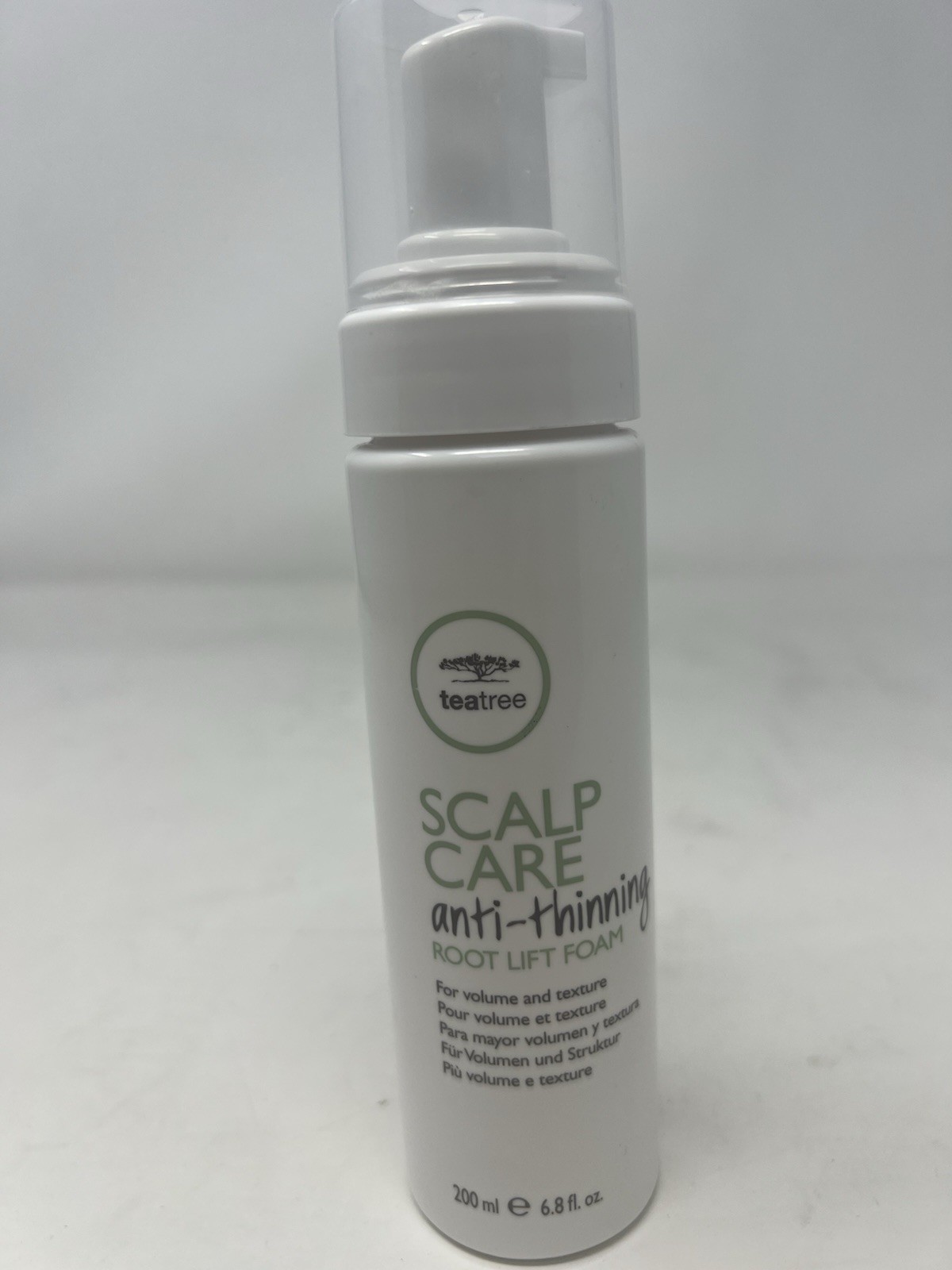 Tea Tree Scalp Care Anti-Thinning Root Lift Foam, Volumizing Mousse, For