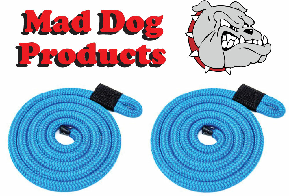 Royal Blue Double Braid Boating Fender Line - 1/2" x 5' - Sold in Pairs