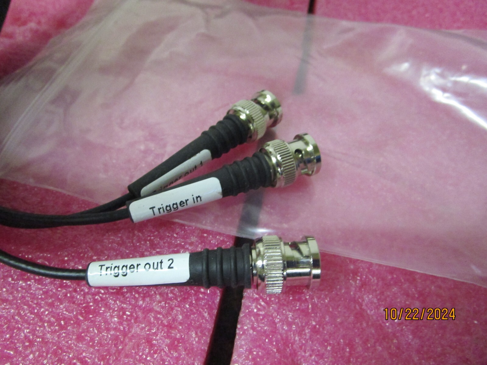 Zeiss Microscope Cable AxioCam MRc5/HS to Trigger In / Trigger Out 1 / Trigger 2