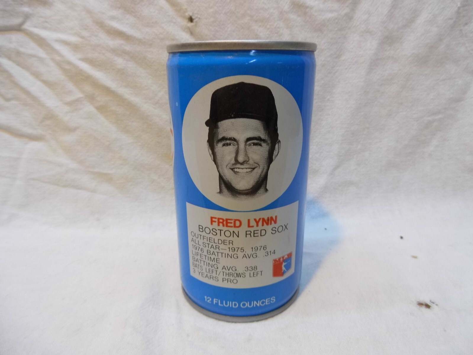 ROYAL CROWN RC COLA BASEBALL "BOSTON RED SOX FRED LYNN" C/S SODA CAN~#28