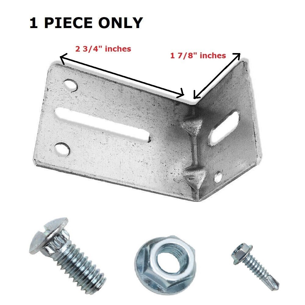 Garage Doors JB-3 Track Jamb Bracket Size #3, 1 7/8" x 2 3/4" Vertical Track